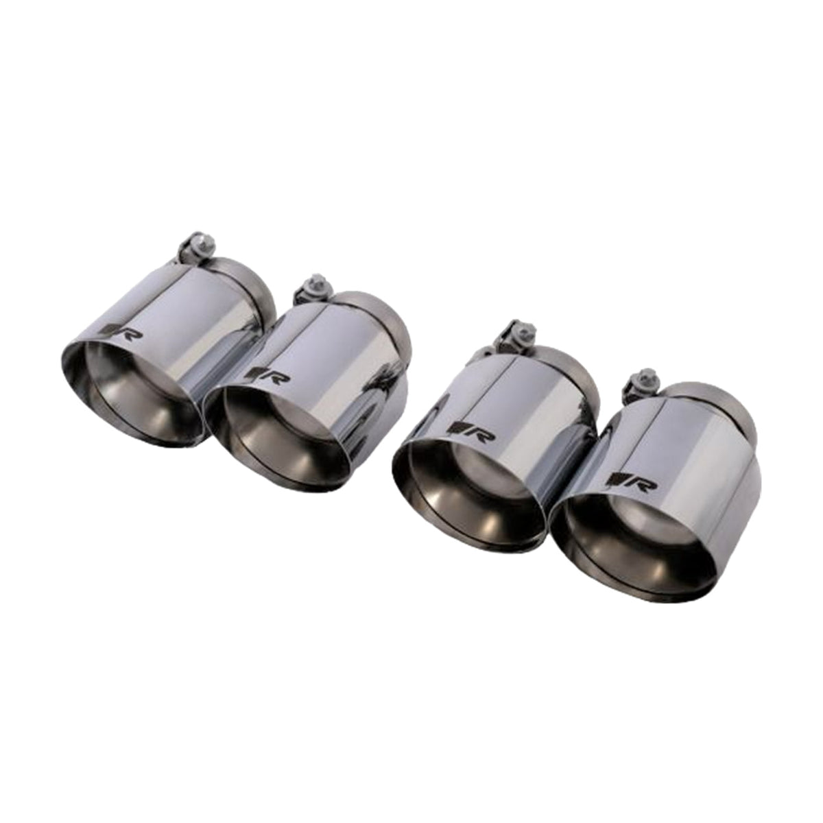 Remus axle-back rear silencer for BMW X3M and X4M F97 and F98 models, showcasing the exhaust system with polished tips.