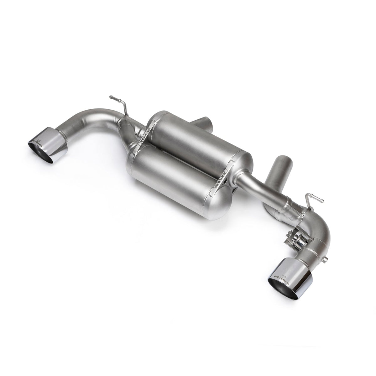 Remus exhaust system for Toyota Supra A90 MK5, showing the sleek axle back racing exhaust with polished tips and durable construction.