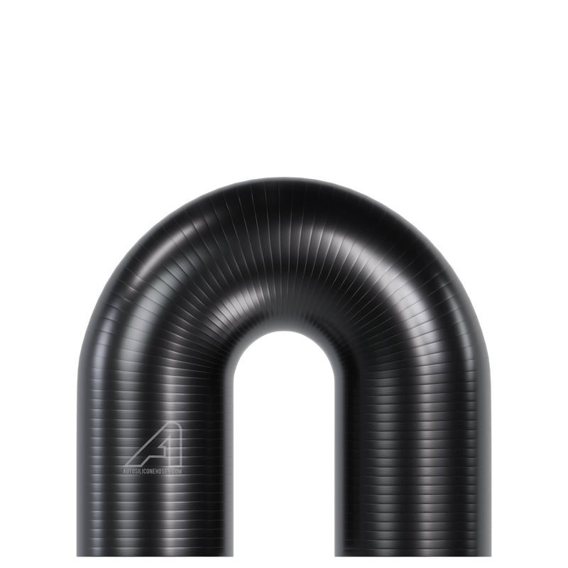 Auto Silicone Hoses 180 Degree 38mm silicone hose from Auto Silicone Hoses, showing smooth, flexible 180-degree bend and glossy finish.