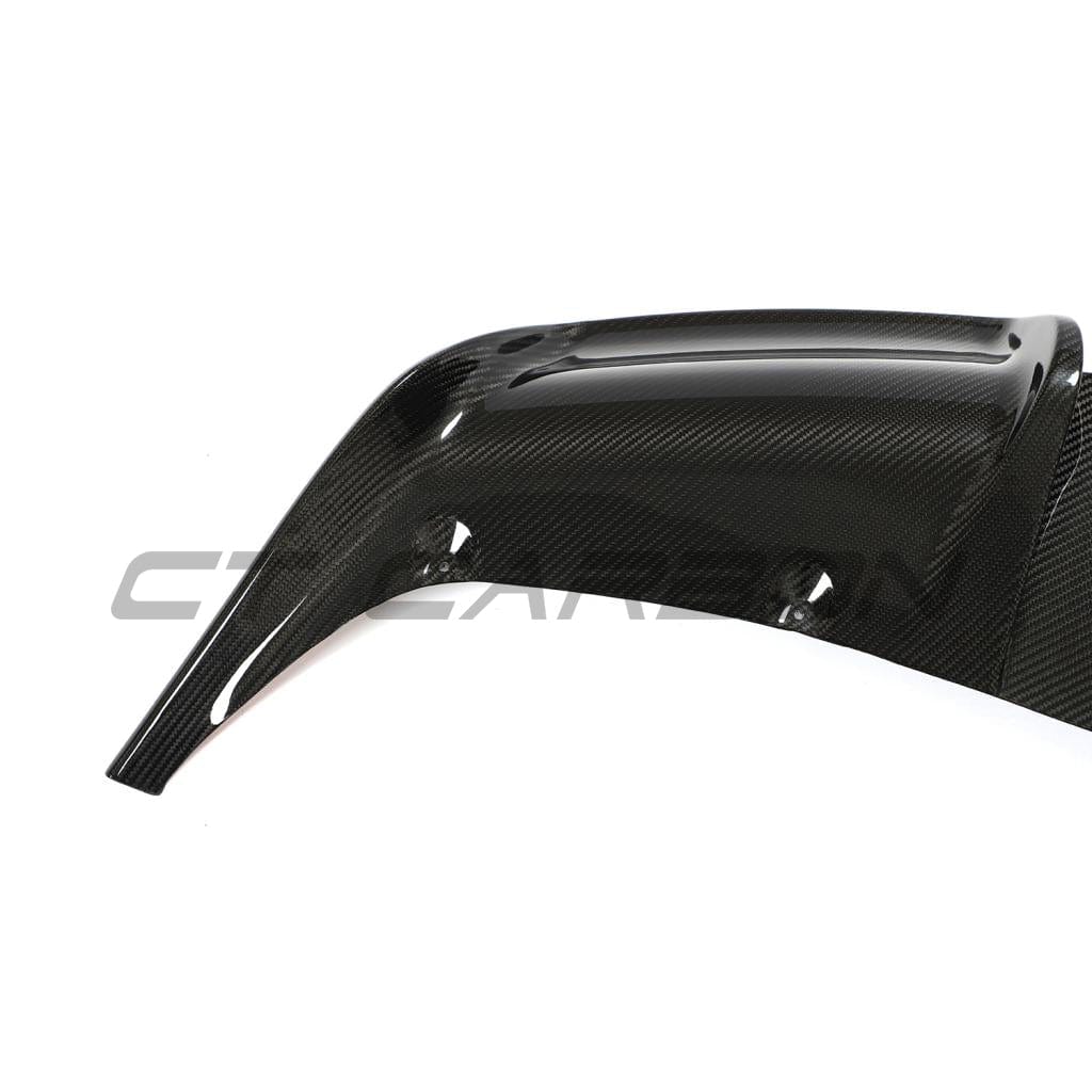 Tesla Model Y MK1 2020-2025 CT Carbon full carbon fibre kit, including roof, bonnet, and side panels, V2 design.