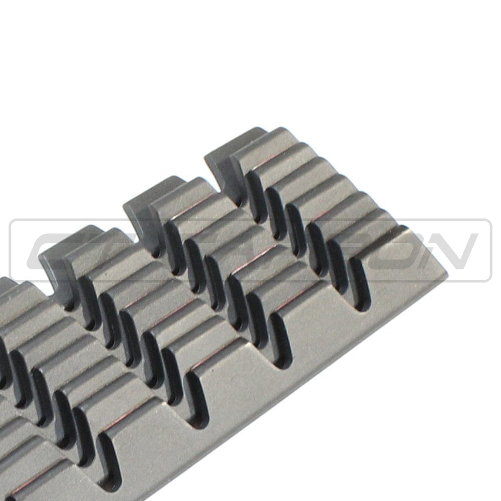 CT Carbon universal splitter lip protector showing black rubberized material with textured surface for vehicle splitter protection.