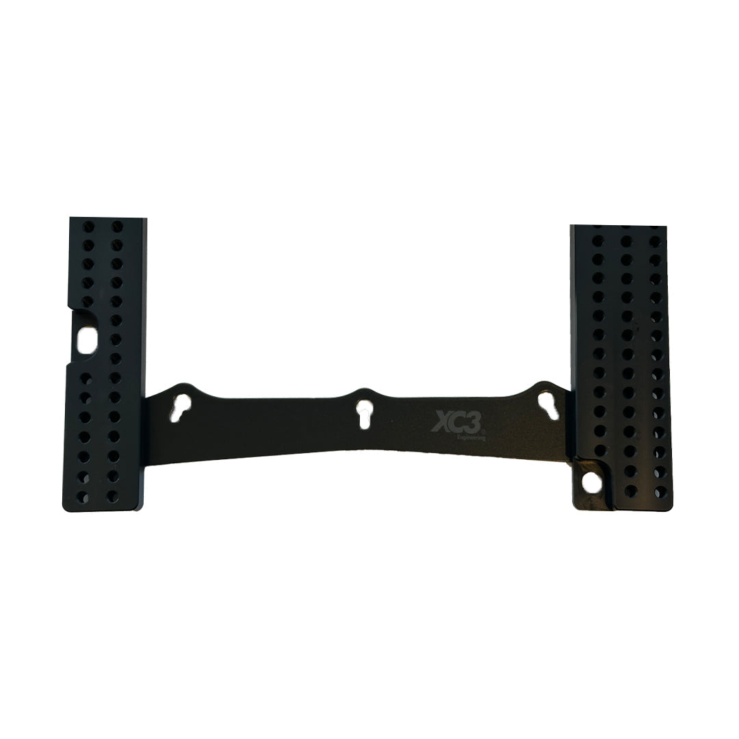 XC3 Engineering under seat harness bracket for BMW E9X, F8X, G8X models, safety harness attachment for interior installation.