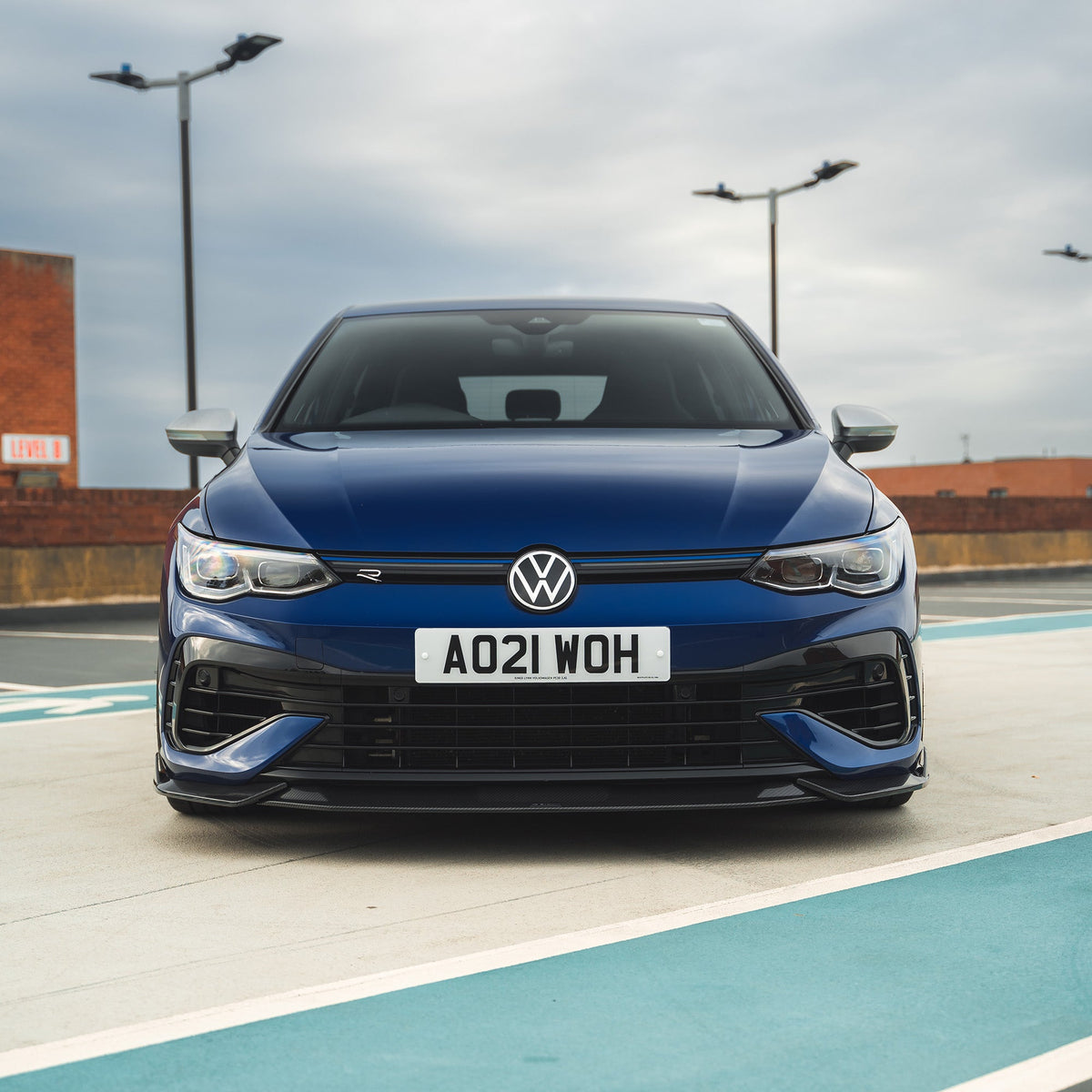 VW Golf MK8 R full carbon fibre kit by CT Design, featuring sleek, lightweight carbon fibre components for enhanced style and performance.
