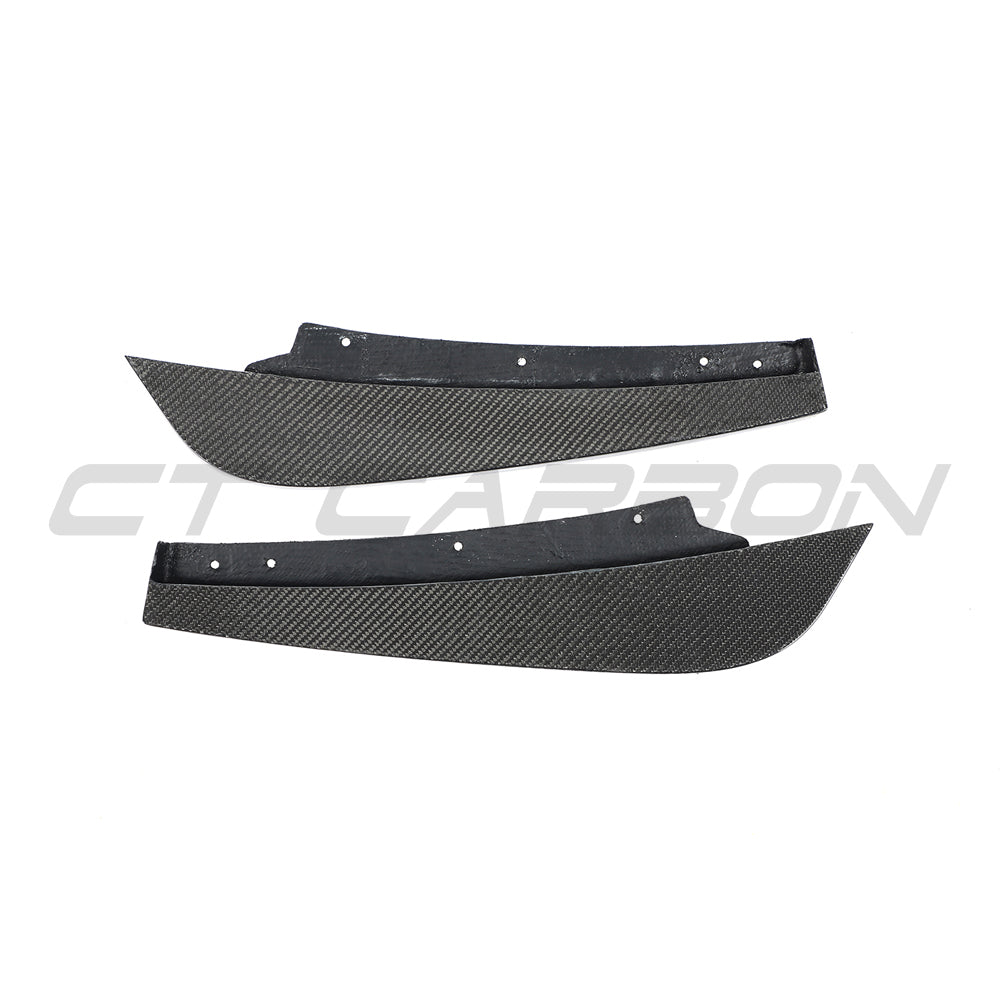 CT Carbon X3M F97 2018-2021 carbon fiber diffuser for pre-LCI models, showcasing sleek, textured carbon fiber surface and aerodynamic design.