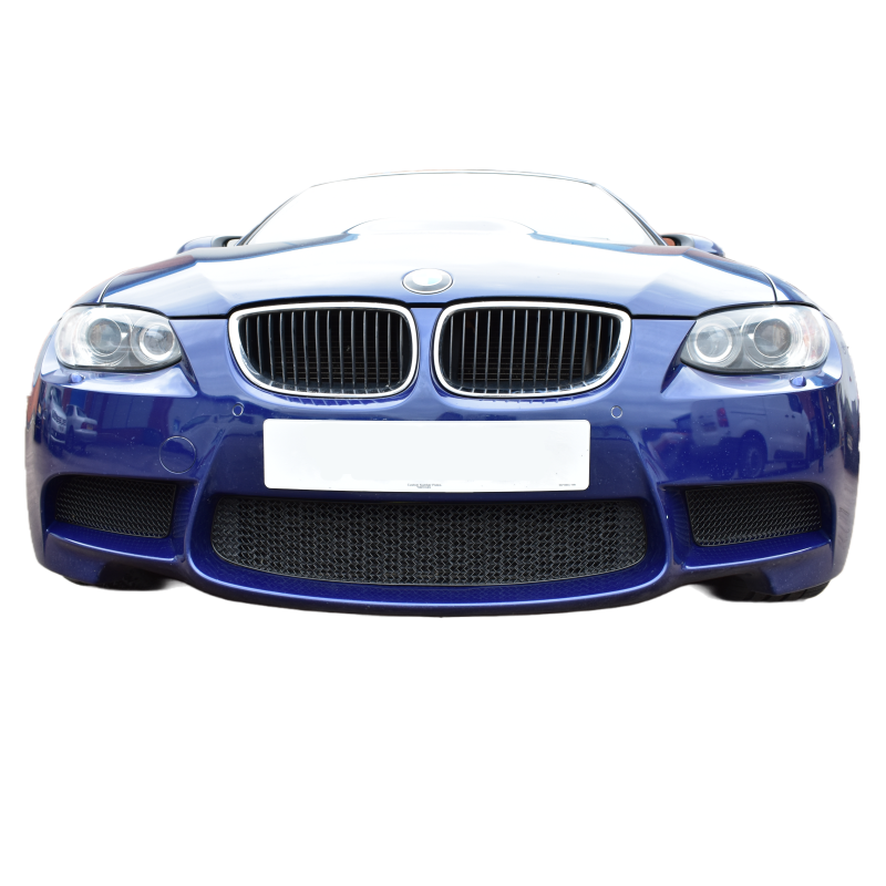 ZunSport BMW E92 M3 front grille set showing sleek black grille design for sporty look and improved airflow.