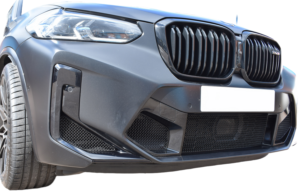 ZunSport front grille set for BMW X3 and X4 M Competition, featuring sleek design and sporty accents.