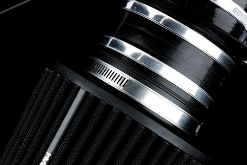 Ramair Proram 2.0 TFSI Audi TTS performance induction kit with high-flow filters and sleek intake pipes, installed in engine bay.