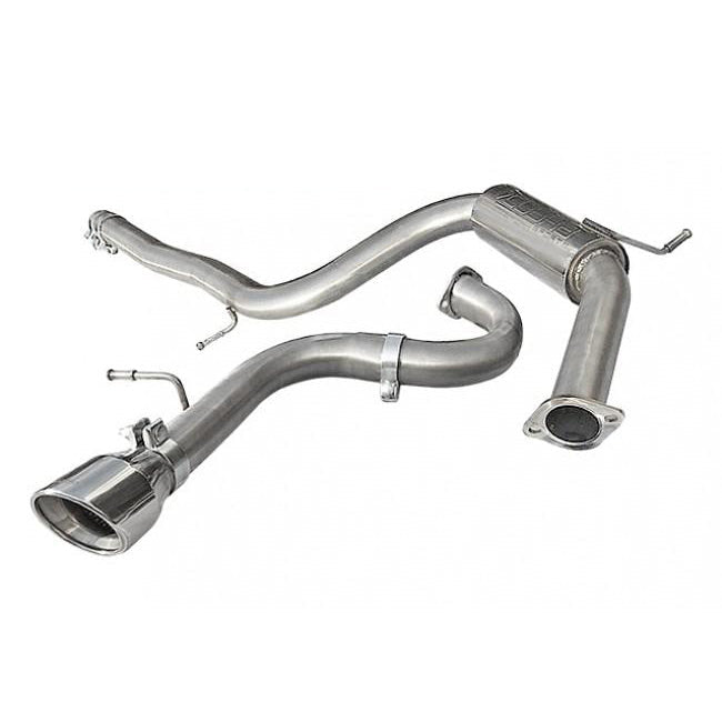 Cobra Sport Audi A3 8P 2.0 TDI 2008-2012 single tip cat back performance exhaust system with polished metal piping and muffler