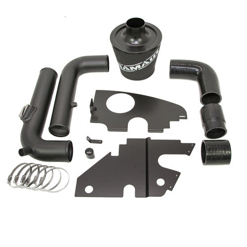 Ramair 70mm intake induction kit for V.A.G 2.0 TFSI engine featuring air filters and intake pipes with branding details.