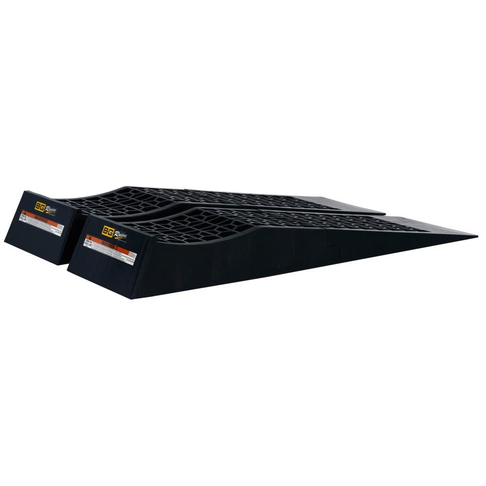 BG Racing vehicle ramps for lowered cars, workshop access and motorsport use