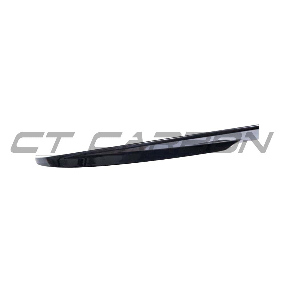 BMW 3 Series F30 GT Carbon full kit with gloss black finish and dual exhaust, showcasing the CT Carbon MP Style body kit.