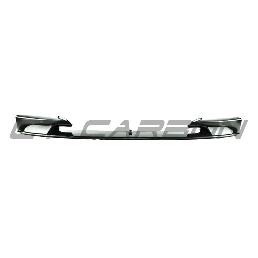 BMW 3 Series F30 gloss black full kit by CT Carbon with dual exhaust tips, featuring MP style design and high-gloss black finish.