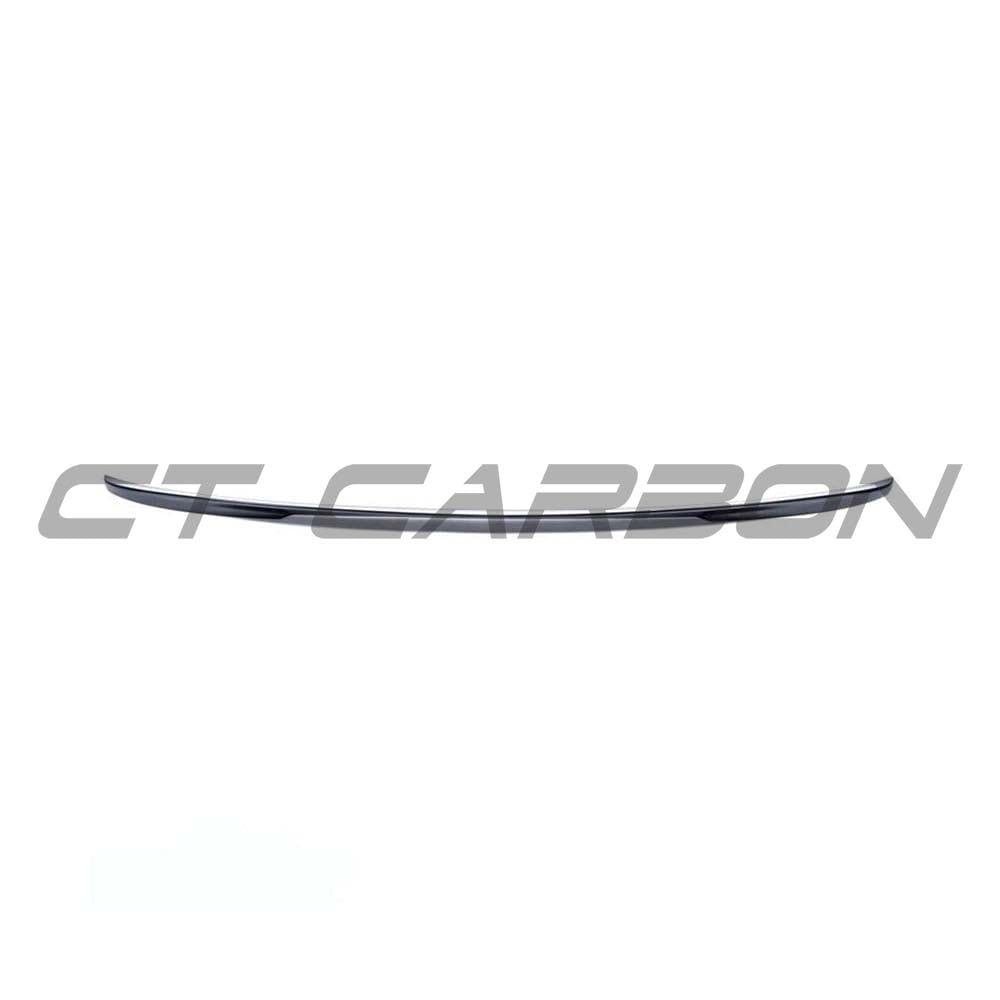 BMW 3 Series G20 gloss black full kit with round exhaust tips by CT Carbon, featuring sleek black finish and MP style design.