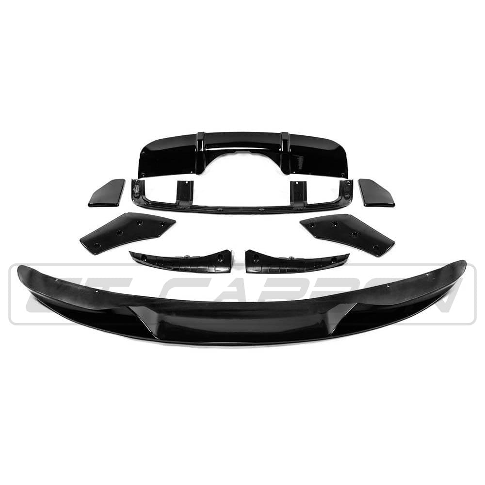 BMW X5 F15 2014-2018 CT Carbon gloss black full kit including MP style exterior accents and trim for a sleek, stylish look