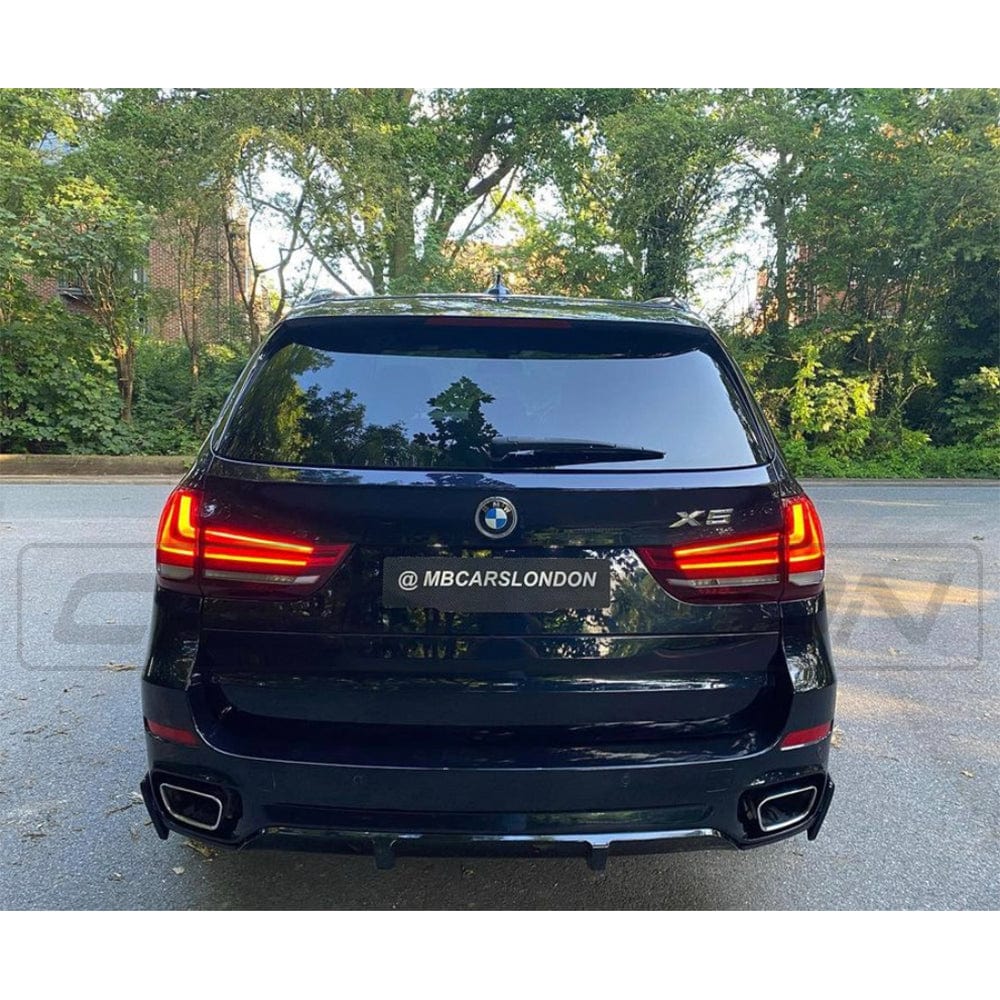 BMW X5 F15 2014-2018 GLOSS BLACK Kit by CT Carbon, full exterior upgrade with sleek, glossy black finish and MP style design.