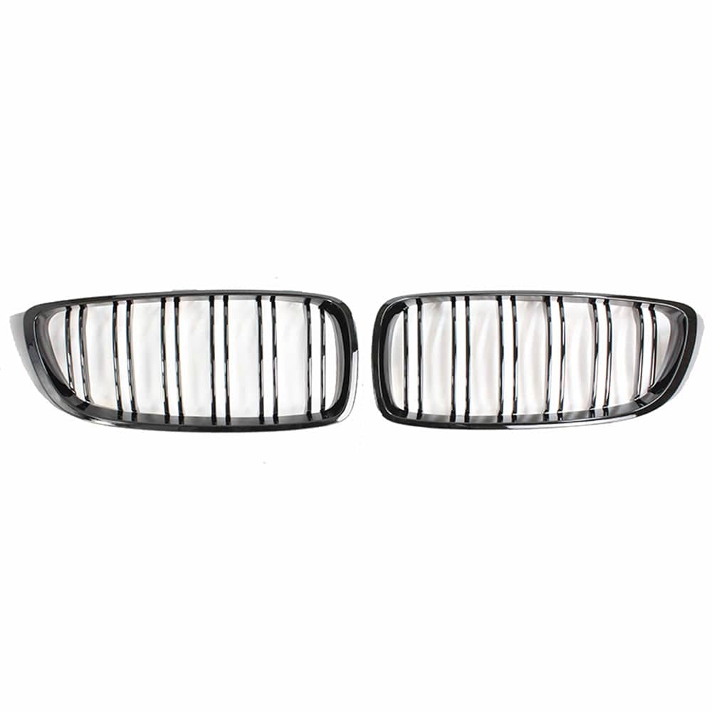 BMW M3 F80 double slat black grille by CT Carbon, showcasing the sleek black front grille with a sporty design and carbon accents.