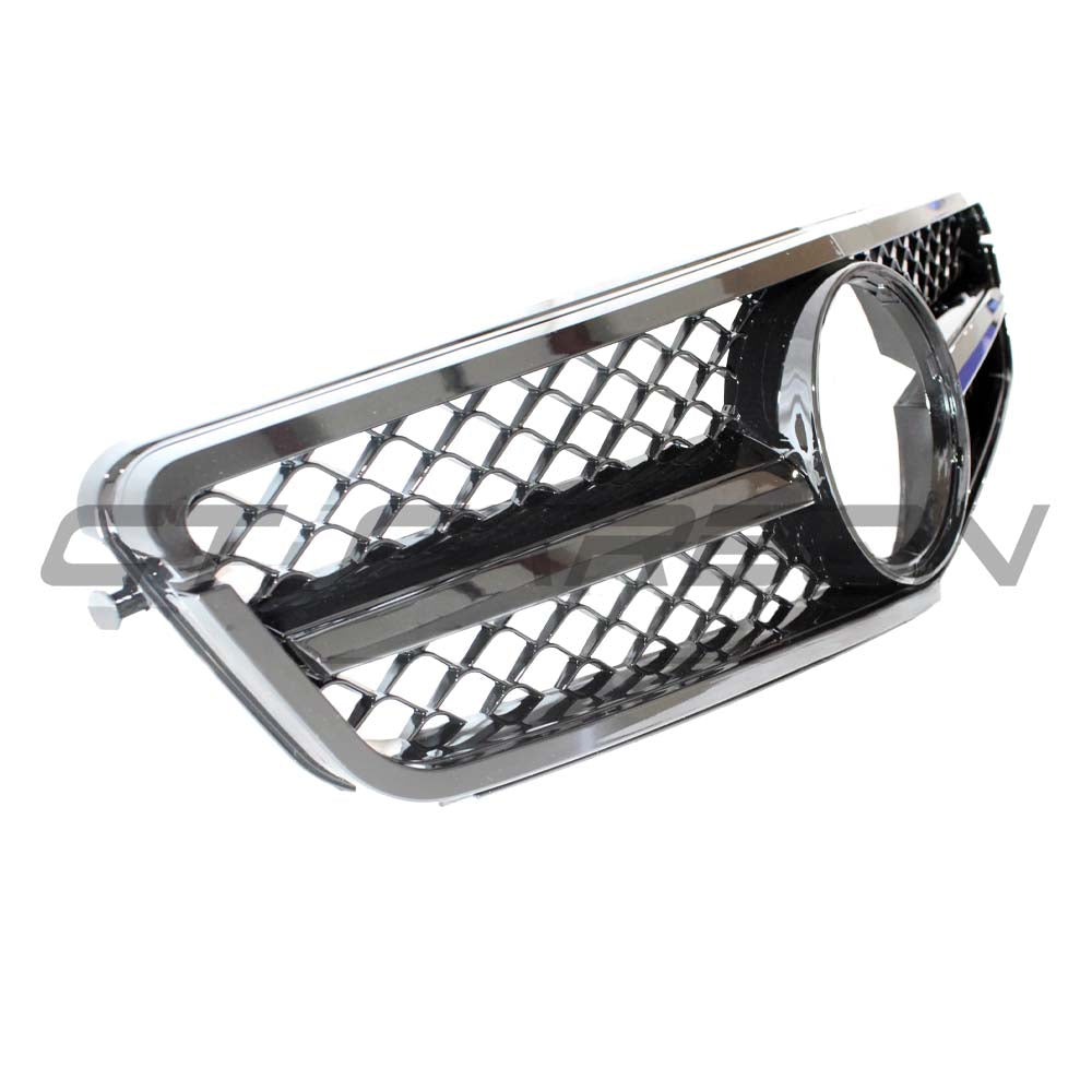 MERCEDES W204 C CLASS BLACK GRILLE