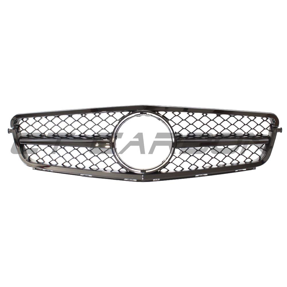 MERCEDES W204 C CLASS BLACK GRILLE