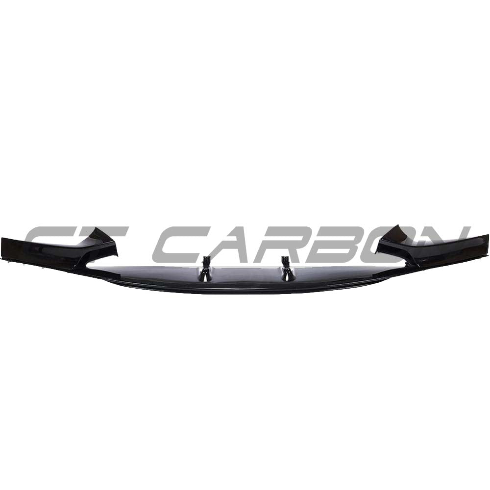BMW 2 Series F22 GLOSS BLACK full kit with twin exhaust, featuring splitter and MP style design from CT Carbon.