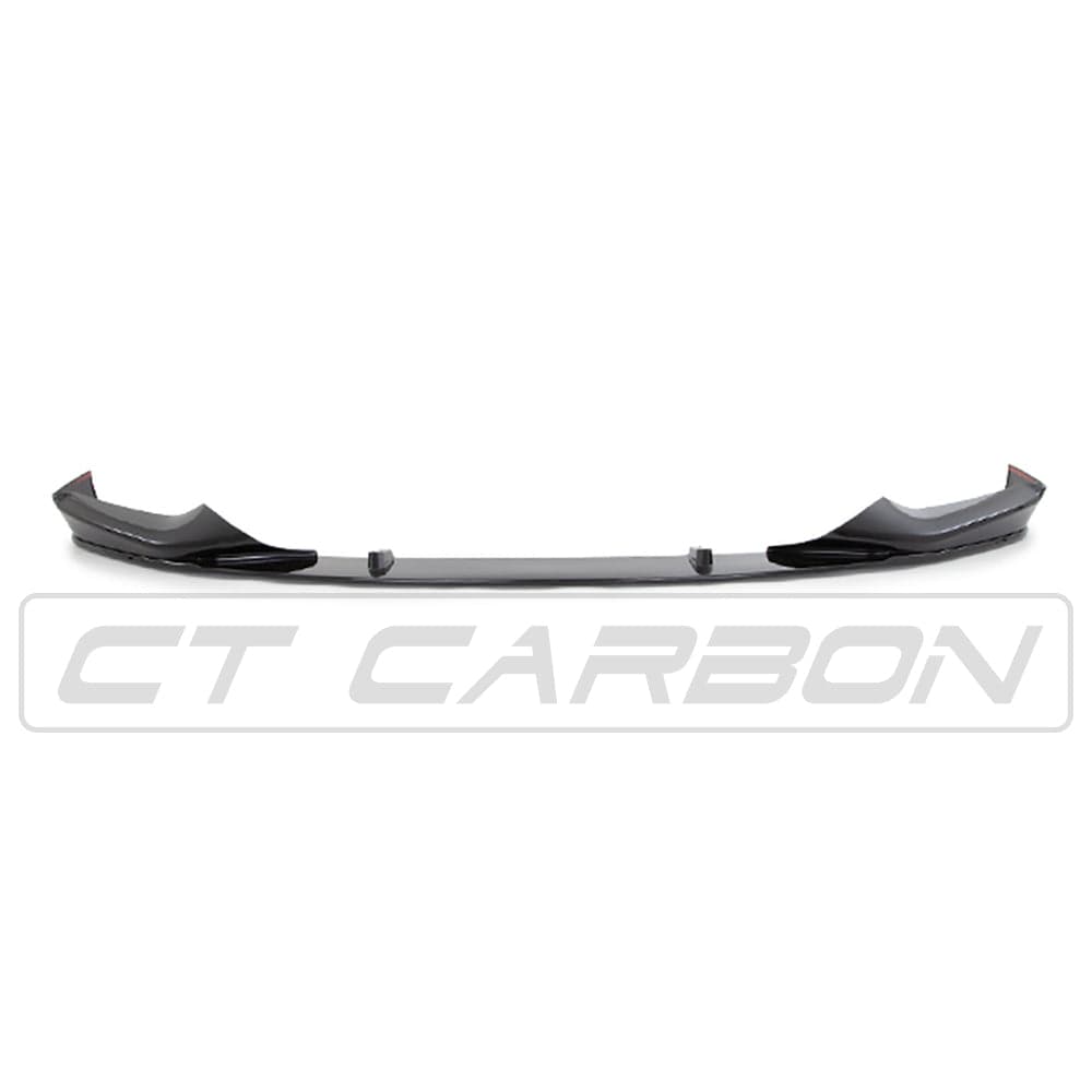 BMW 5 Series G30/31 Pre LCI gloss black splitter by CT Carbon, front splitte rwith a sleek, aerodynamic design.