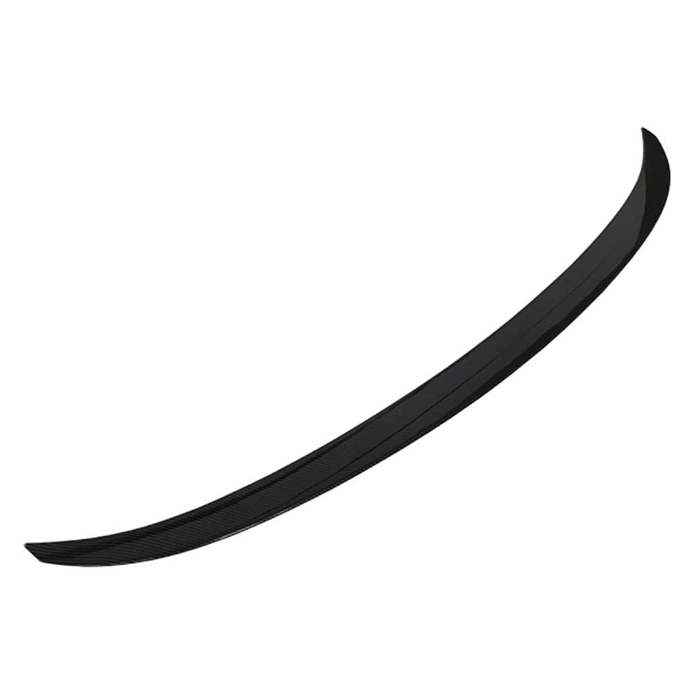 Gloss black BMW 4 Series F36 spoiler by CT Carbon, V2 style, enhancing the sporty look of the vehicle's rear.