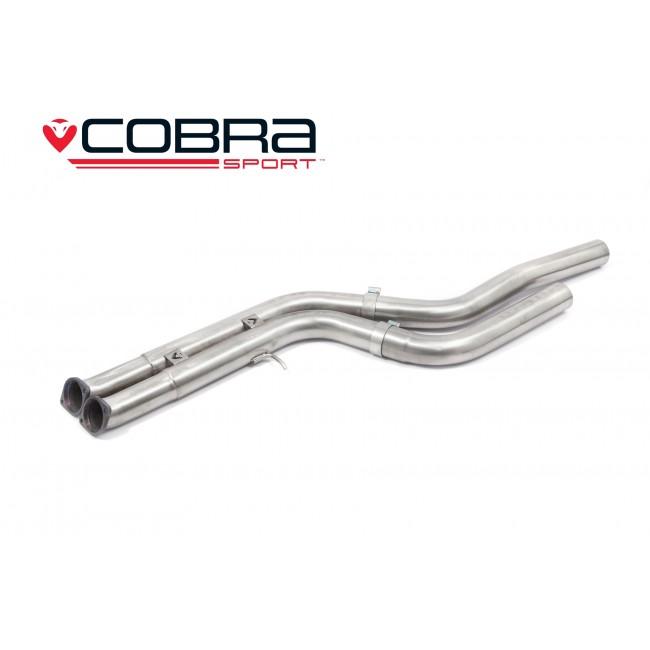 Cobra Sport BMW M4 F82 coupe GPF/OPF back exhaust with 3-inch secondary de-cat bypass performance exhaust system