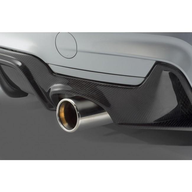 Cobra Sport BMW 430D dual exit exhaust conversion with polished tailpipes for F32, F33, F36 13-20 440i style performance upgrade.