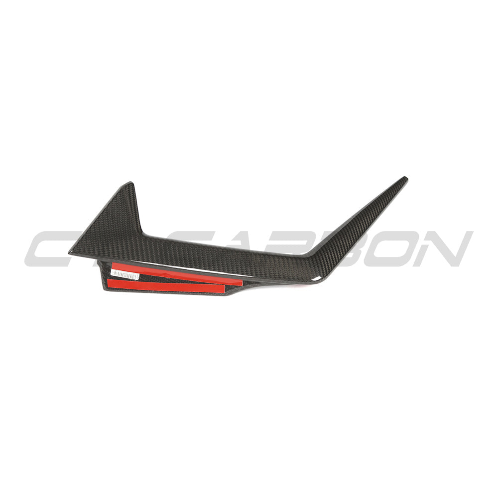 BMW G90 G99 M5 touring 2024 carbon fibre front bumper trim by CT Carbon, showcasing sleek, lightweight automotive accessories.