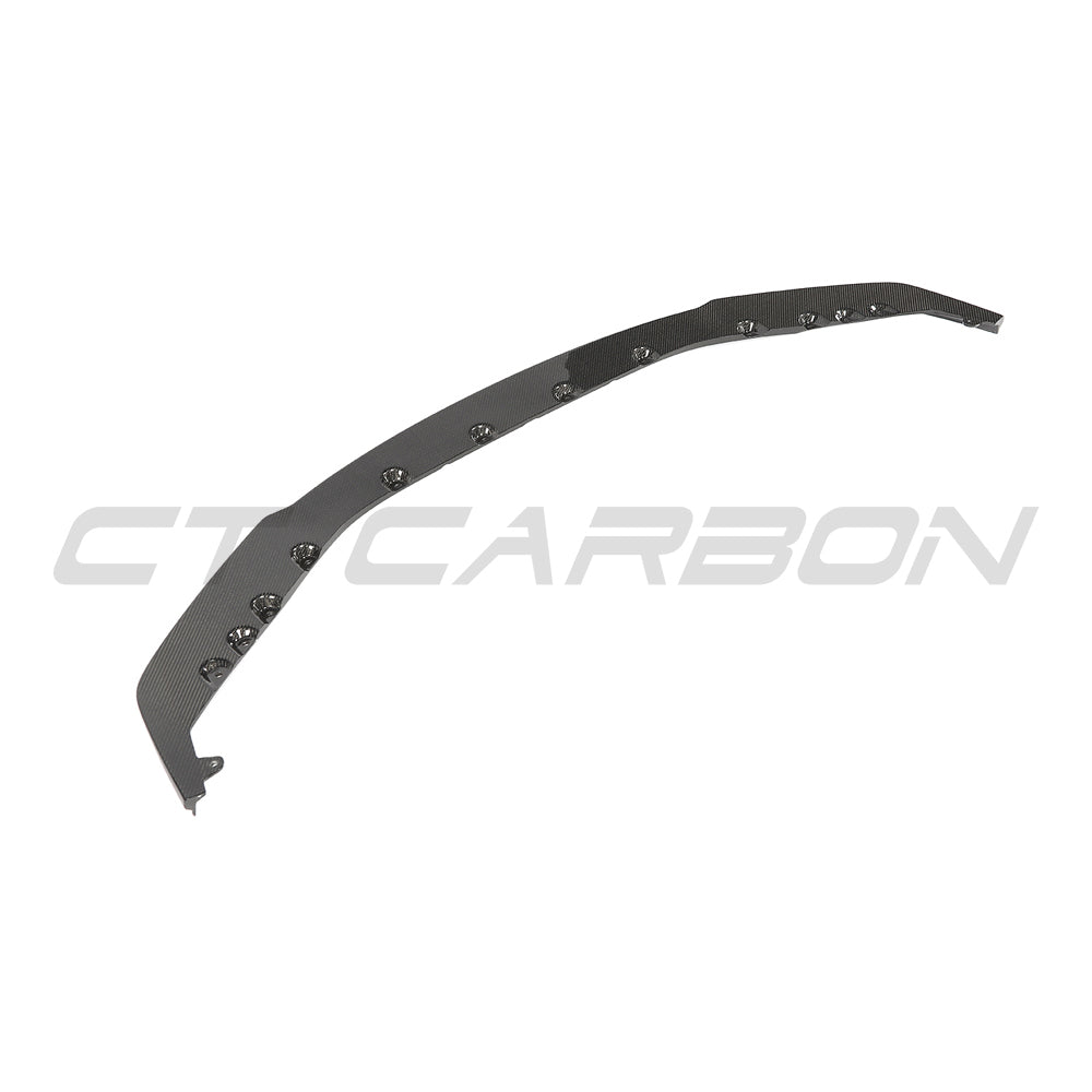 BMW G81 M3 Touring 2022+ CT Carbon V4 full carbon fibre kit with splitter and aerodynamic components, installed on the car.