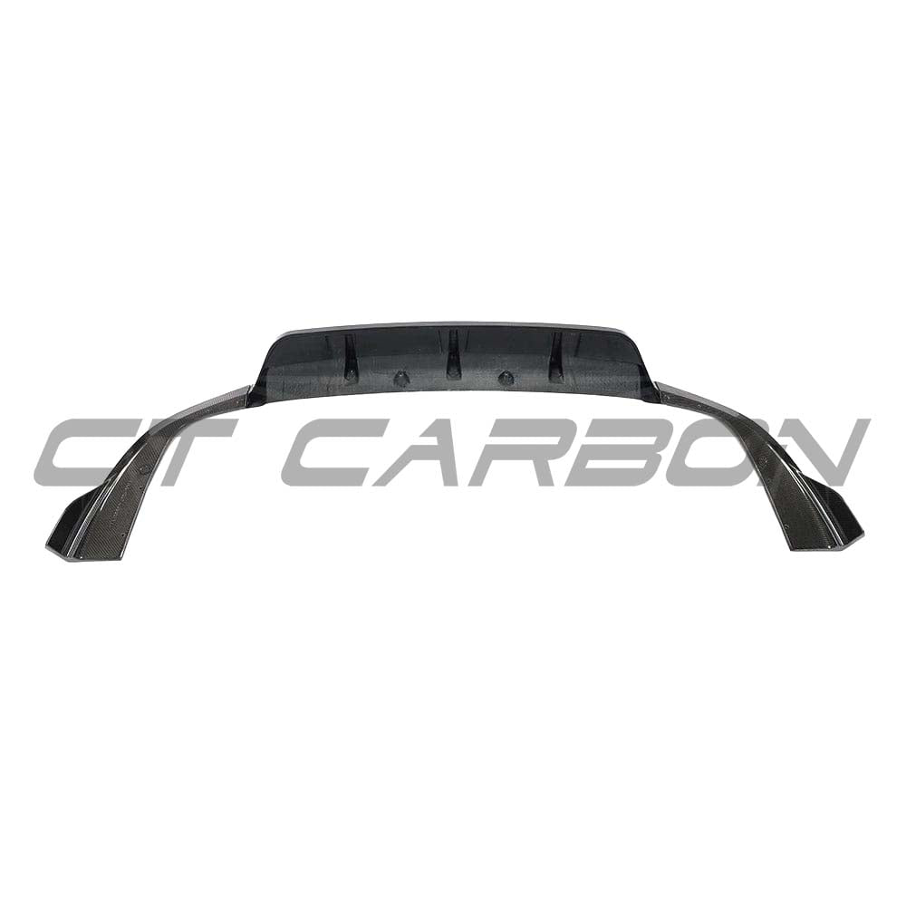BMW X5 G05 2018-2023 CT Design carbon fiber diffuser showcasing sleek, aerodynamic design for enhanced vehicle performance.