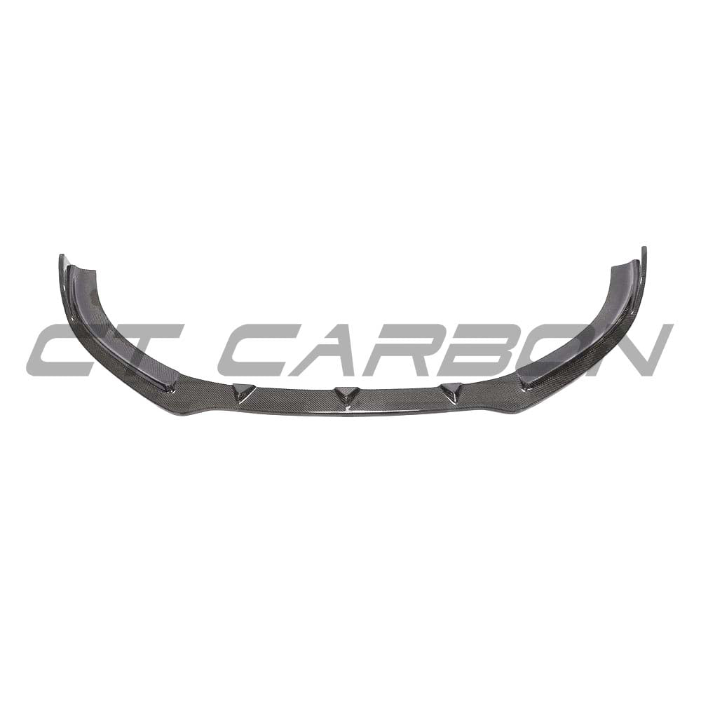 Full CT Carbon fiber kit for Audi S3 pre-facelift saloon 8V, including splitter and body panels, showcasing sleek carbon fiber finish.