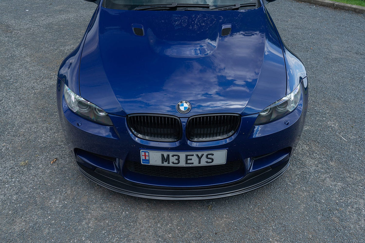 BMW E92 M3 full carbon fibre kit by CT Carbon, showcasing lightweight, high-quality carbon components on the car's exterior.