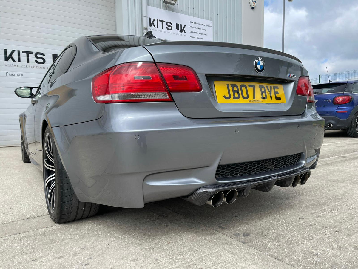 BMW E92 M3 full carbon fibre kit by CT Carbon, featuring lightweight, high-performance carbon fiber components for the vehicle.