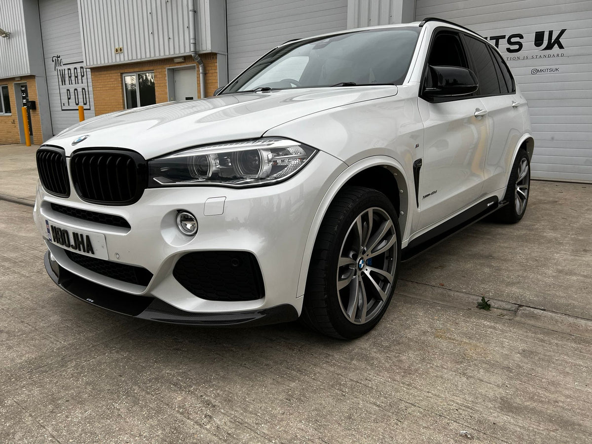BMW F15 X5 full carbon fibre kit by CT Carbon, includes exterior parts with sleek, high-quality carbon fiber finish.