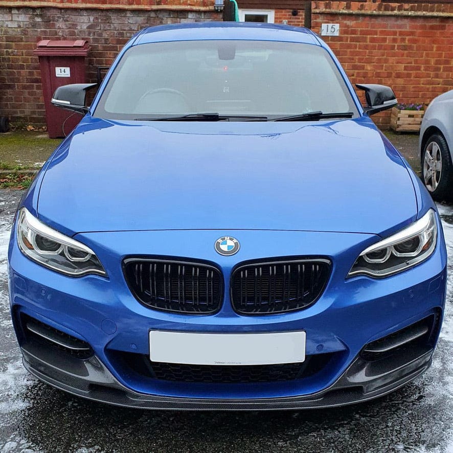 BMW F22 2 Series full carbon fibre kit by CT Carbon, showcasing lightweight, high-quality carbon fiber components for the vehicle.