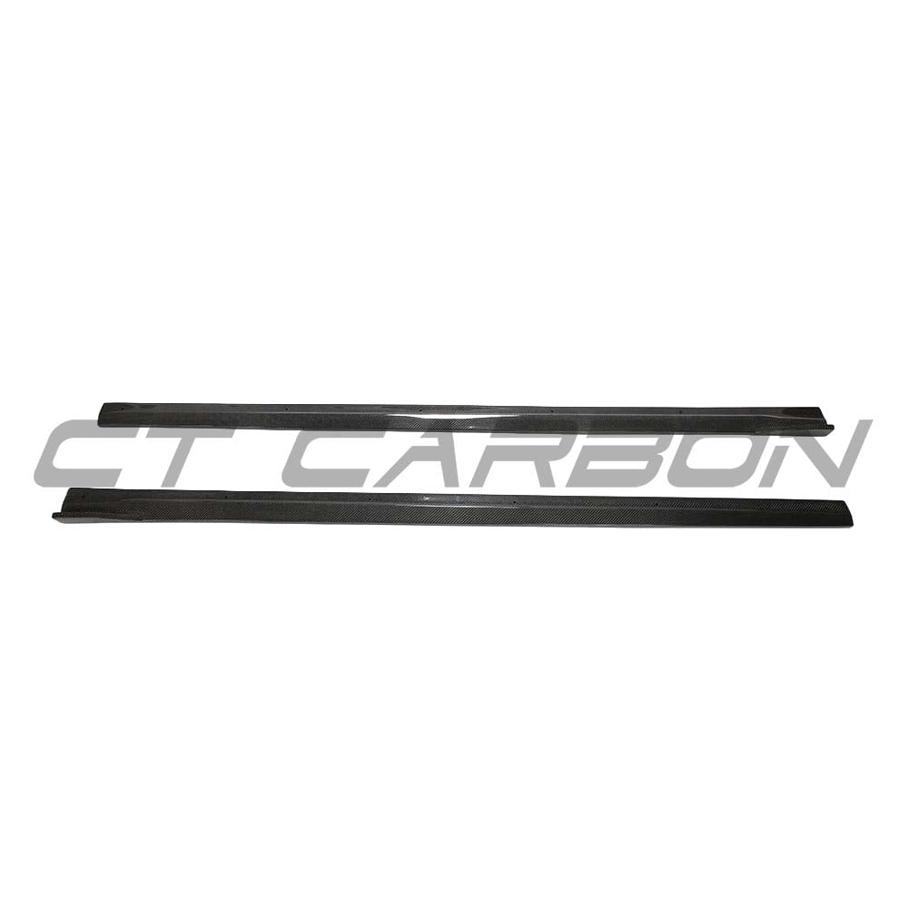 BMW F87 M2 CT Carbon full carbon fiber kit, including body panels and accents, showcasing a sleek 3D style design.