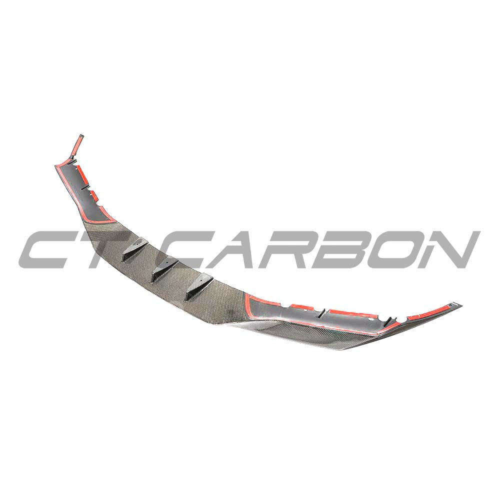 Full carbon fibre kit for BMW F90 M5 saloon by CT Carbon, including hood, roof, and side skirts, with a sleek RK style design.