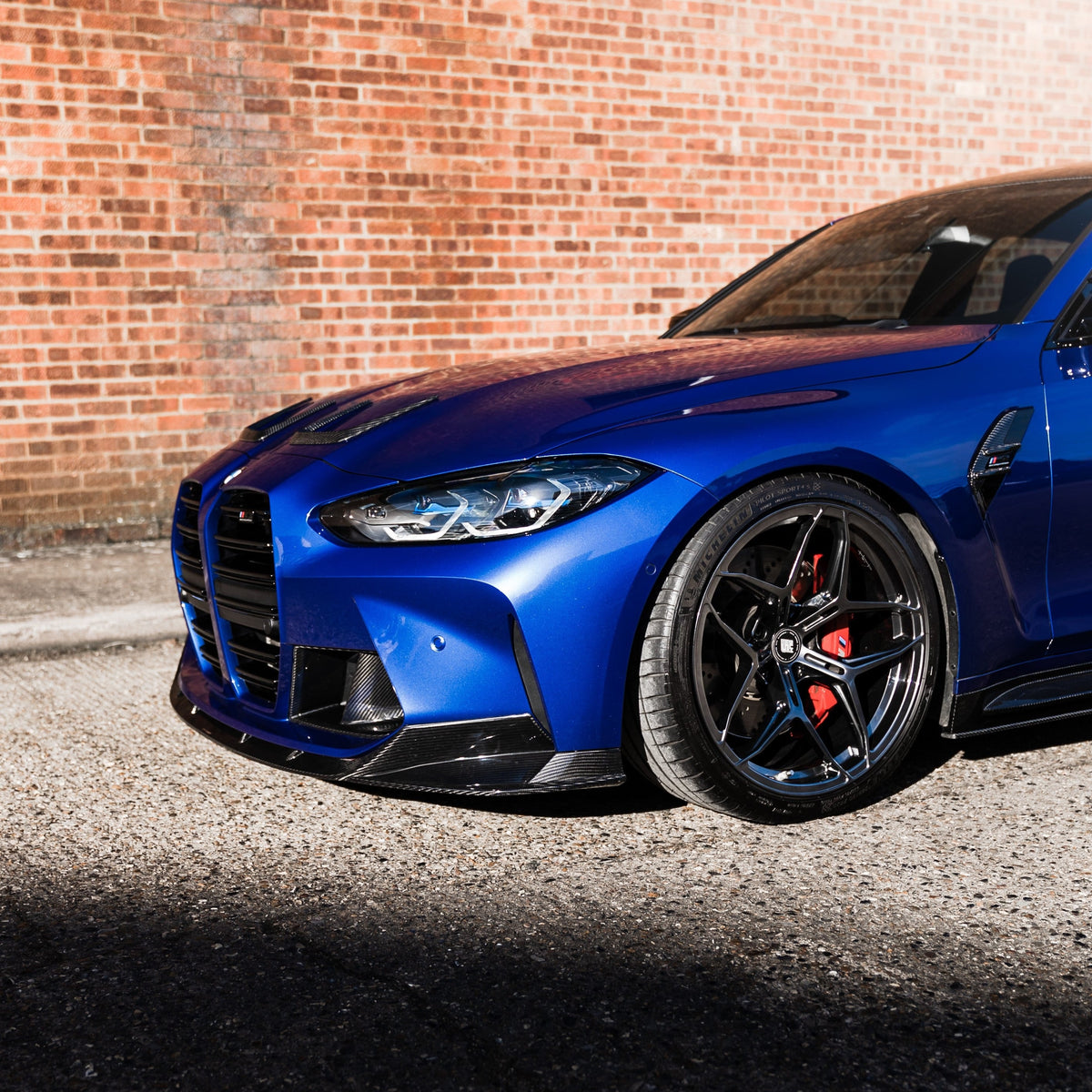 BMW G80 M3 CT Design full carbon fibre kit, V2, including front and rear components, featuring sleek, lightweight carbon fibre material.