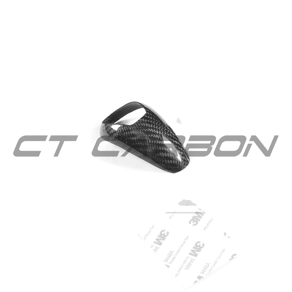 BMW Fxx M Car DCT Shifter Cover by CT Carbon, interior accessories with carbon fiber finish, for right-hand drive BMW Fxx M models.