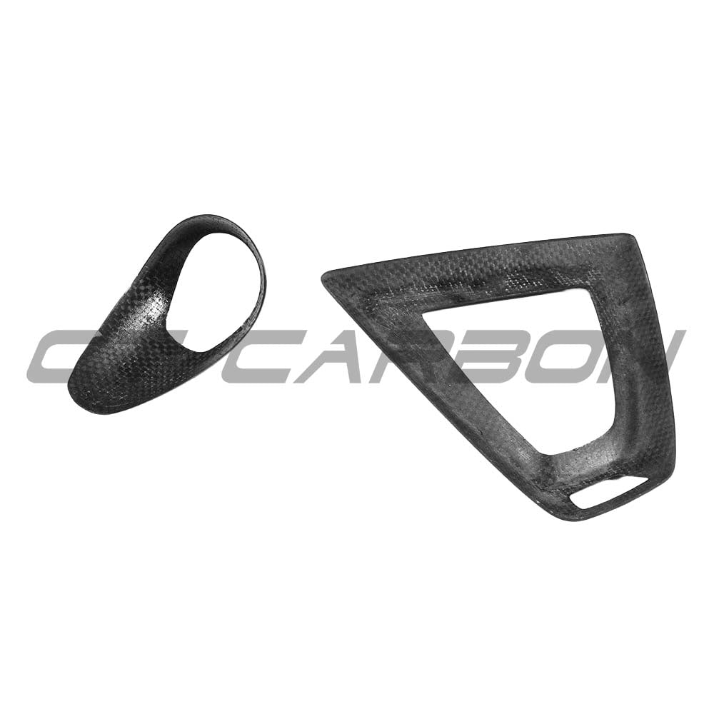 BMW Fxx M car DCT shifter and surround set by CT Carbon, RHD interior accessories with carbon fiber finish.
