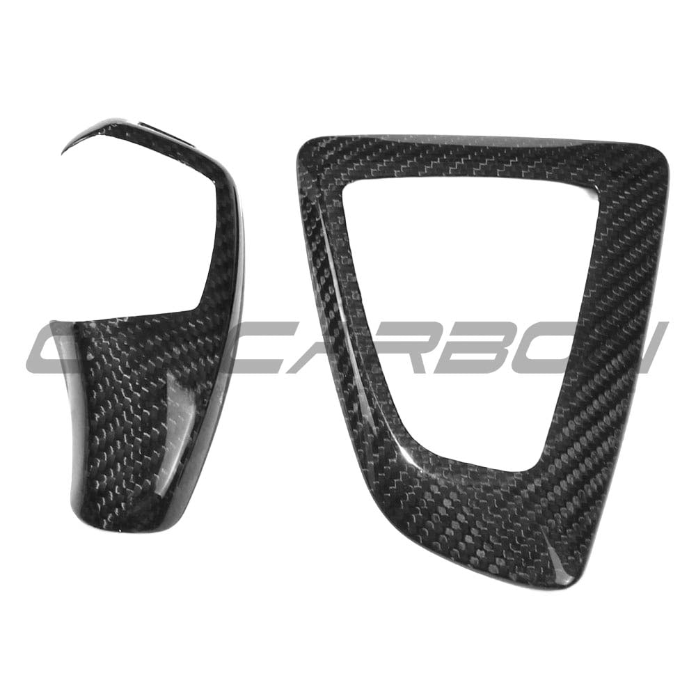 BMW Fxx ZF shifter and surround set by CT Carbon, LHD, featuring carbon fiber accents and precise fit for BMW Fxx models.