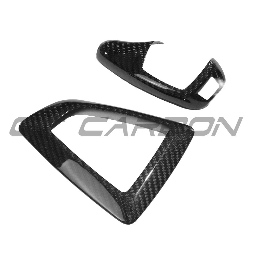 BMW Fxx ZF shifter and surround set by CT Carbon, LHD accessories featuring carbon fiber finish and precise fit for BMW Fxx models.