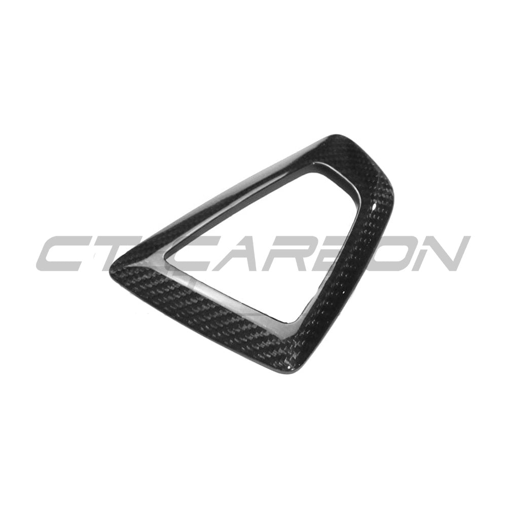 BMW Fxx ZF shifter surround set for LHD by CT Carbon, featuring carbon fiber accents and precise fitment for accessories.