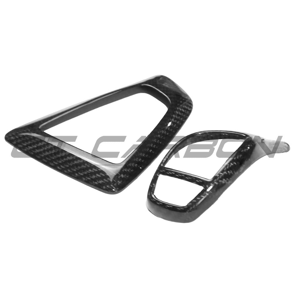 BMW Fxx ZF shifter and surround set by CT Carbon, LHD version, featuring carbon fiber accents and precise fitting for interior upgrade.