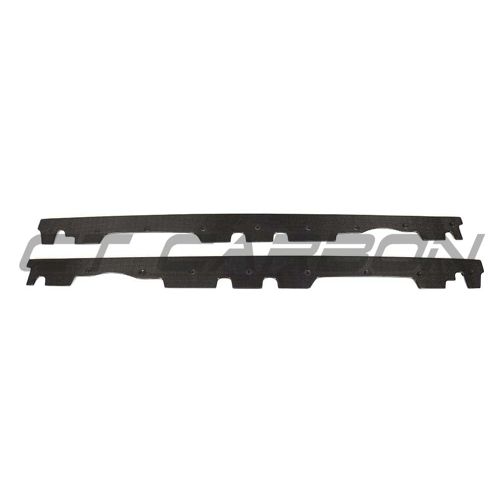BMW M3 E92 carbon fibre side skirts by CT Carbon, showcasing sleek, lightweight side skirts for enhanced sporty look and performance.