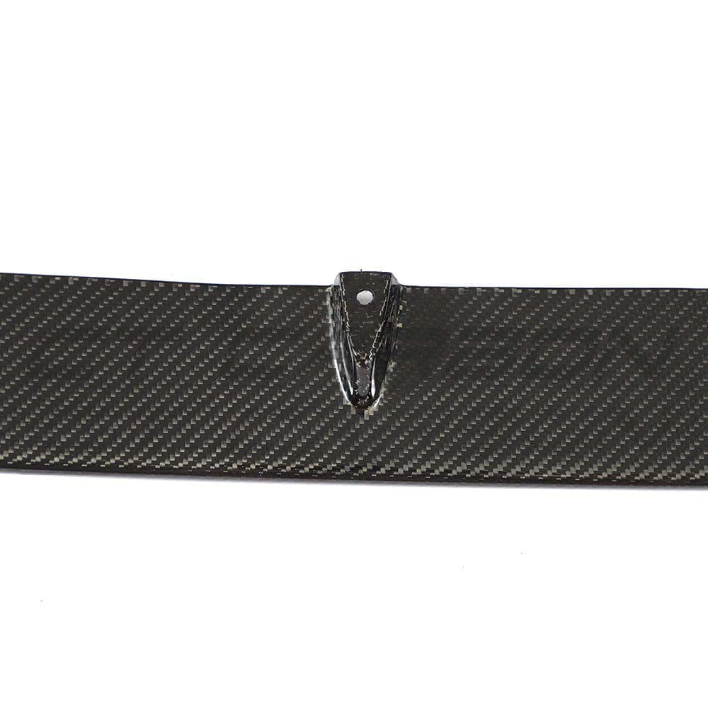CT Carbon splitters for Audi RS3 8V saloon, showcasing carbon fibre front splitter and side skirts for sporty styling.