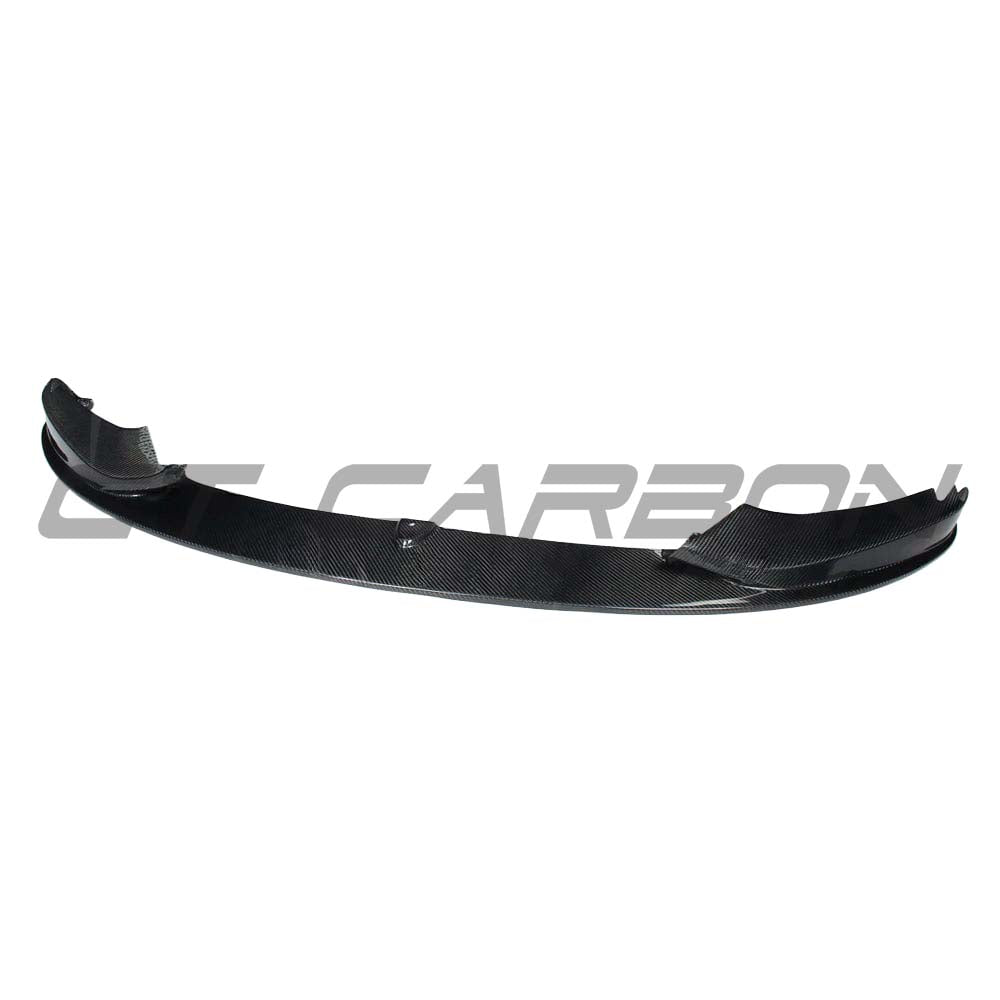 BMW F32 4 Series Coupe CT Carbon full carbon fiber kit with splitter and twin exhaust, showcasing the sleek aerodynamic design.