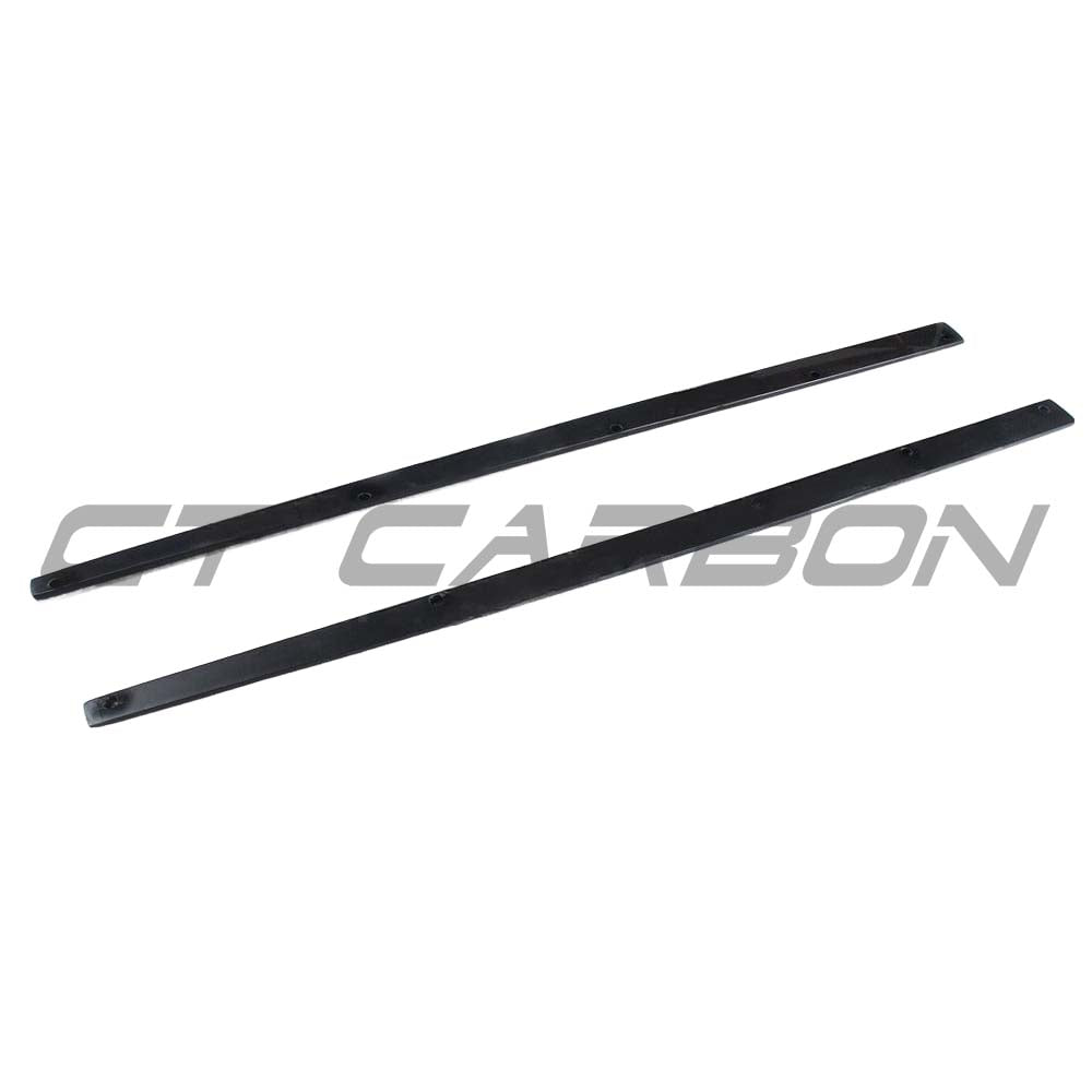 BMW F32 4 Series Coupe full carbon fiber kit with twin exhaust, featuring splitter and MP style design by CT Carbon.