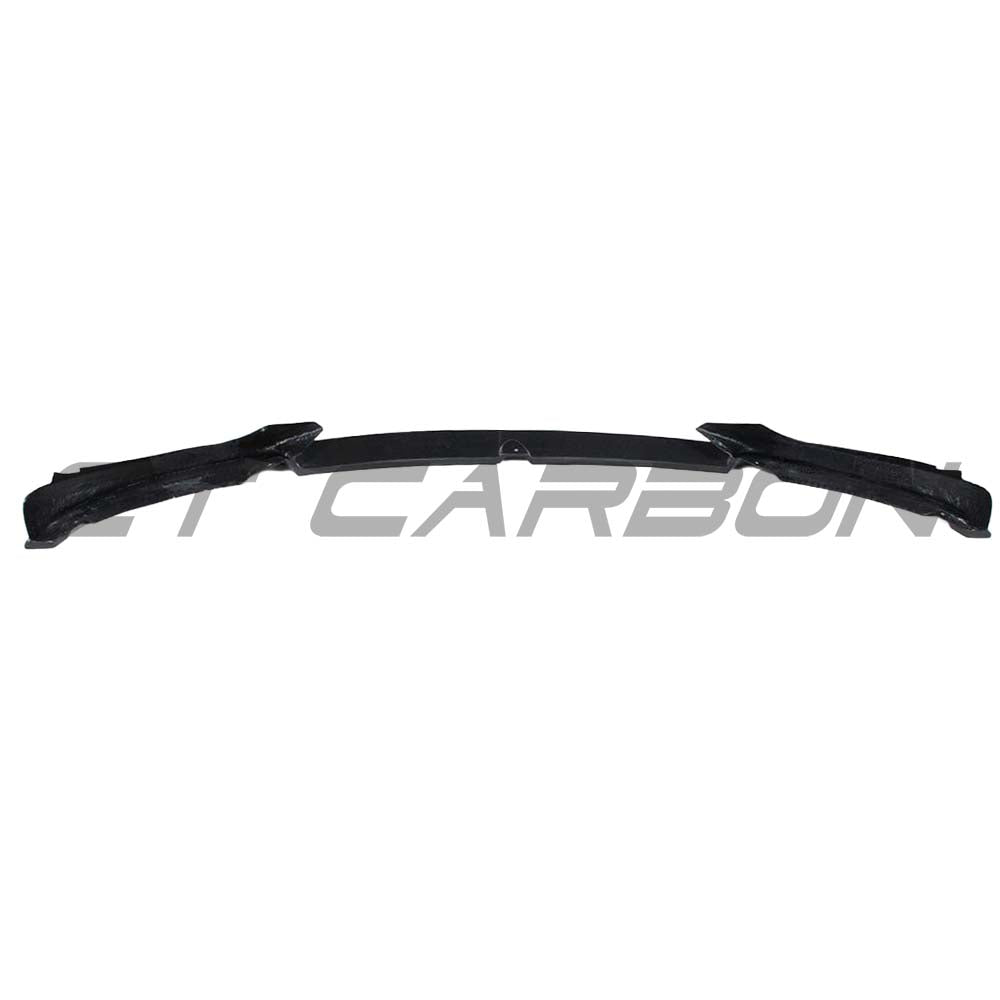 BMW F32/F33/F36 4 Series carbon fiber splitter by CT Carbon, V1, showing sleek M Performance style design for sporty look.