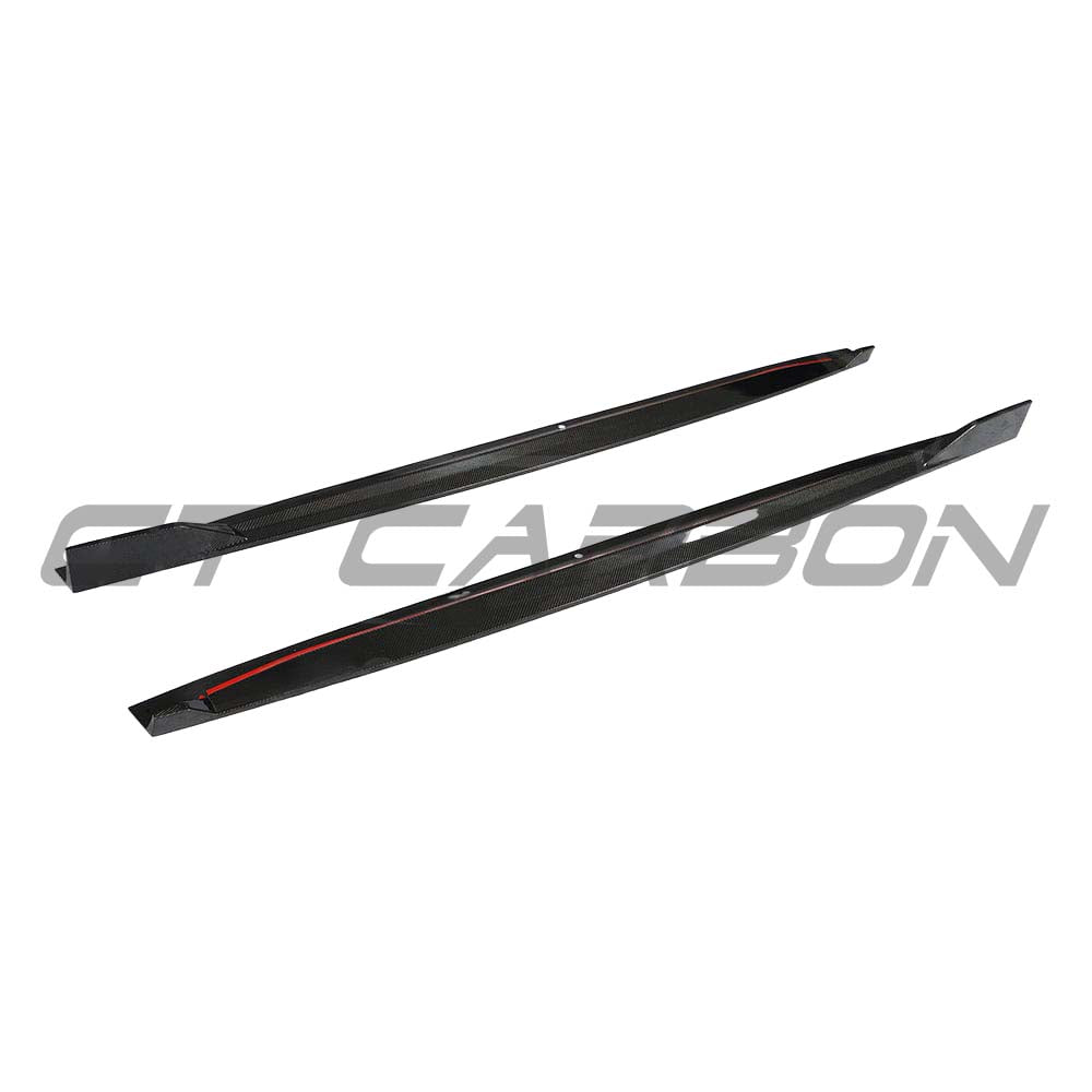 BMW G05 X5 full carbon fibre kit by CT Carbon, featuring splitters and aerodynamic components, showcased on the vehicle.